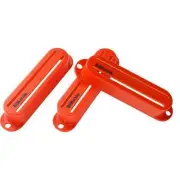 NEW DiMarzio Genuine DM2002 Fast Track Pickup Covers (3) Made in USA- RED
