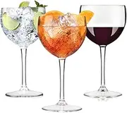 AIOS Unbreakable Polycarbonate Wine/Spritzer/Gin Glass. Capacity 400ml (2)