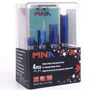 MNA Top Bearing Flush Trimer Bit 4 Pcs Set Pattern Flush Trim Router Bit Set 1