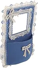 Sturdy Fabric Switch Frame Cover Decorative Flower Pattern Easy Install Protective Socket Trim