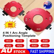 4 In 1 Arc Angle Positioning Template, Corner Radius Jig Router Template Tool+
