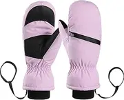 [Lueear] Ski Snowboard Gloves - Waterproof Snowboarding Gloves Mittens Snow Ski Gloves - Warm Gloves Anti-Slip Winter Gloves Snowboard Gloves for Cycling Hiking Running Men Women