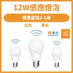 🚀24H出貨🚀舞光LED 12W 微波感應燈泡 全電壓 E27 自動亮燈LED-E2712D【好好照明】