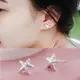 【Emi艾迷】韓國925銀針清新系列孤單海星耳環