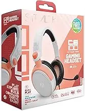 Stealth C6-100 Gaming Headset Burst - Pfirsich & Weiß, Multiplattform-kompatibel mit Xbox, PS, Switch, PC, Handy und Tablet