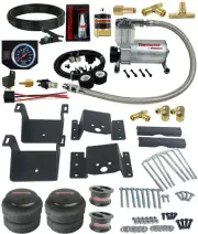 Air Tow Kit Black In Cab Control For 4" Lifted 2018-19 Chevy Silverado 2500 3500
