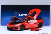 Autoart Chevrolet Corvette C8 Stingray Z51 (Torch Red) in 1/18 Scale New!