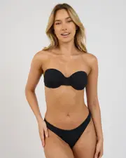 [Kaiami] Kaiami Women's Neesha Underwire Bikini Top in Black Size 4 4 Black