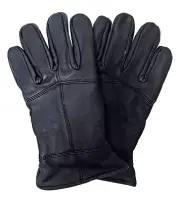 Men's Thinsulate Leather Gloves | THMO | Winter Windproof Fleece Lining Gloves