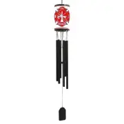 Fire Department White / Red Wind Chime