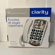 New In Box P300 Amplified Phone by Clarity Hear And See Clearly