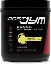 POST JYM Active Matrix, Lemonade, Post-Workout with BCAA's, Glutamine,