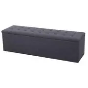 Artiss Storage Ottoman Blanket Box 140cm Linen Dar