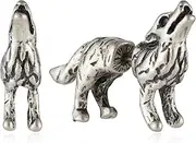ankoROCK Zoo Earrings, K-Antique Silver, onesize