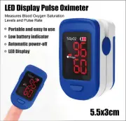 LED Display Pulse Oximeter: Blood Oxygen Saturation & Pulse Measuring Device