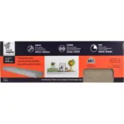 High & Mighty 18" Floating Wall Shelf Gray No Tools Required 1 Piece NEW