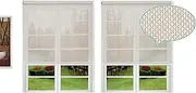 Sunscreen Shade Roller Blinds See Through Blinds Light Filter High Quality Standard 1 Set 120cmWx210cmD Beige