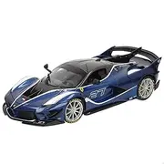 [Bburago] Ferrari FXX-K EVO Model Car 1:18 Scale Ferrari Race & Play Series, Doors, Boot and Bonnet Movable, Blue (18-16012B)