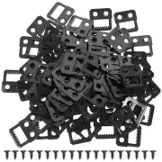 100 Pcs Decor Sawtooth Hook Decoration Hanger Picture Hanging Hardware