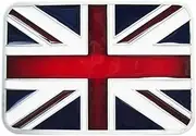 [JEAN'S FRIEND] Vintage Style Enamel Union Jack Flag UK Flag Belt Buckle also Stock in US