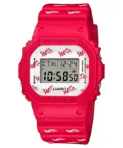 Casio G-SHOCK 5600 Series Pink Resin Watch DW5600LH-4