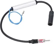 Universal Car Stereo FM Signal Amplifier, Noise- AM/FM Booster - Easy Installation, Enhances Reception