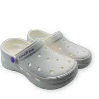 在飛比找樂天市場購物網優惠-台灣製GOODYEAR兒童洞洞鞋-白色 - 台灣製 台灣製童