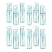 2 Oz Empty Foam Pump Bottle, 12 PCS Soap Dispenser, Clear Green/Green