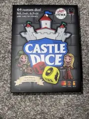 2012 Castle Dice - A Dice Drafting Board Game 100% Complete Open Box