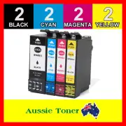 8x Ink Cartridges 702 XL 702XL for Epson Workforce PRO WF-3720 WF-3725 WF-3730