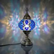 Turkish Moroccan Mosaic Bedside Lamp,mosaic lamp XL Globe Lilac Colour