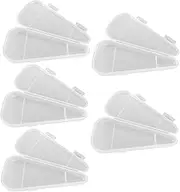 Zerodeko 5pcs Box Transparent Storage Box Toothbrush Holder Creative Tooth Keepsake Container Versatile Organizer for Spoons and Travel Needs