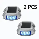2/4/8X 12 LED Solar Driveway Lights Deck Pathway Lights Solar Dock Safety Light