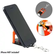 4-in-1 Pocket Mini LED Keychain Flashlight Can Bottle Opener Phone Stand Holder