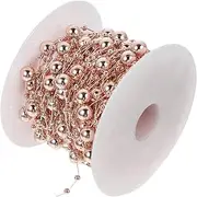 [TEHAUX] Electroplating Bead Chain Door Wedding Decor Letter Weddings of Tables Large Pearl Beads Aesthetic Bracelet Beads Number Beads Rhinestones Fake Wrapping Eras Plastic Silver