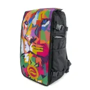 Skunk FaceOff Customizable Smell proof Fashion Backpack - Lion Pop Art