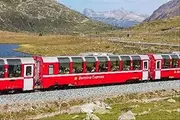 KATO N Gauge Rhaetian Railway Bernina Express New Logo, Basic Set, 3 Cars, 10-1655, Railway Model, Passenger Car