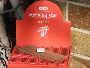 Morning Star Incense MYRRH ~ 50 Sticks & Holder Japanese Incense Pure Scent