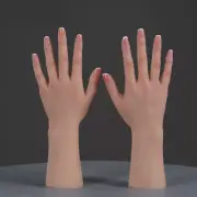 Realistic Silicone Hands Model Lifelike Hand Foot Mannequin for Jewelry Display