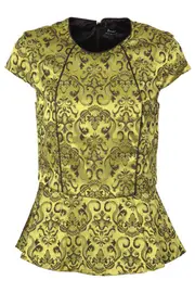 Gold Brocade Top--BAR-28357TB
