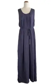 NEW City Chic Size M/18 Smoke Sexy Side Split Knot Back Maxi Dress Plus