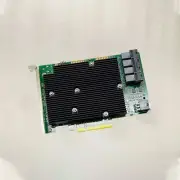 1set LSI SAS 9300-16I 12GB/S HBA BUS ADAPTER CARD IT Mode 4*SFF-8643 SATA Cable