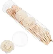 Set Aroma Diffuser Sticks Set Long Lasting Scented Reeds for Home Office Bedroom and Living Safe Flameless Essential Oil Diffuser Sticks for Pleasant Indoor Fragrance