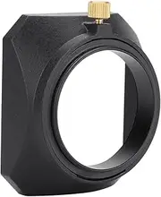 Lens Hood Set 46mm Square Lens Hood Shade for DV Camcorder Digital Video Camera Lens Filter or Thread Lens Cap