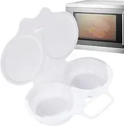 Poached Egg Maker - Microwave Poached Egg Cooker, Non-stick Egg Poacher | Easy Poached Egg Maker for Perfectly Cooked Eggs, Quick Healthy Breakfast Solution for Families and Individuals Vegetables