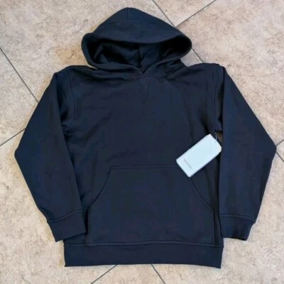 Women's Lululemon All Yours Hoodie Terry Pullover Black Size 10