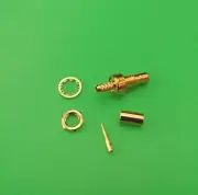 (2 SETS) SMB Female Bulkhead Crimp for RG174 LMR100 Connector - USA Seller