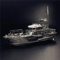 在飛比找Yahoo!奇摩拍賣優惠-3D金屬拼圖救生艇船模型成人玩具手工拼裝模型兒童益智