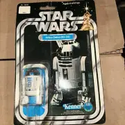 Vintage 1977 Kenner Star Wars R2-D2 12 Back-C MOC , Shipped In AFA Display Case