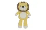 Living Textiles Baby Newborn Infant Cotton Knitted Character Toy Leo the Lion